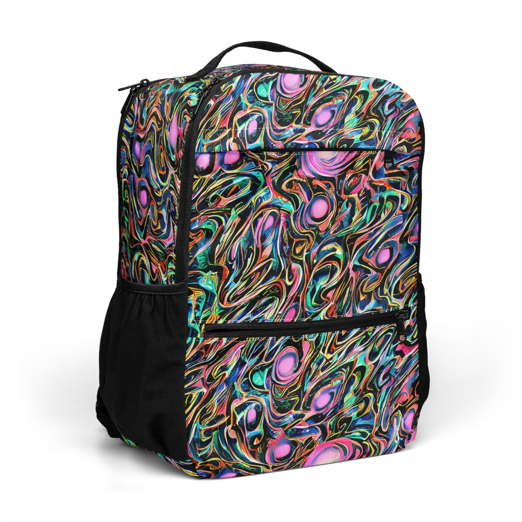 Molten Neon on Utility Backpack — Right Front