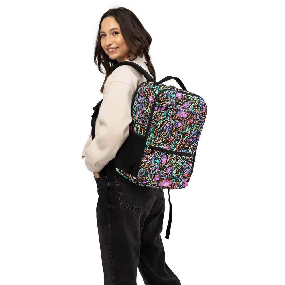 Molten Neon on Utility Backpack — Back