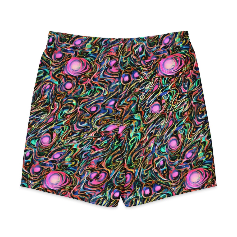 Molten Neon on Men's Board Shorts — Back