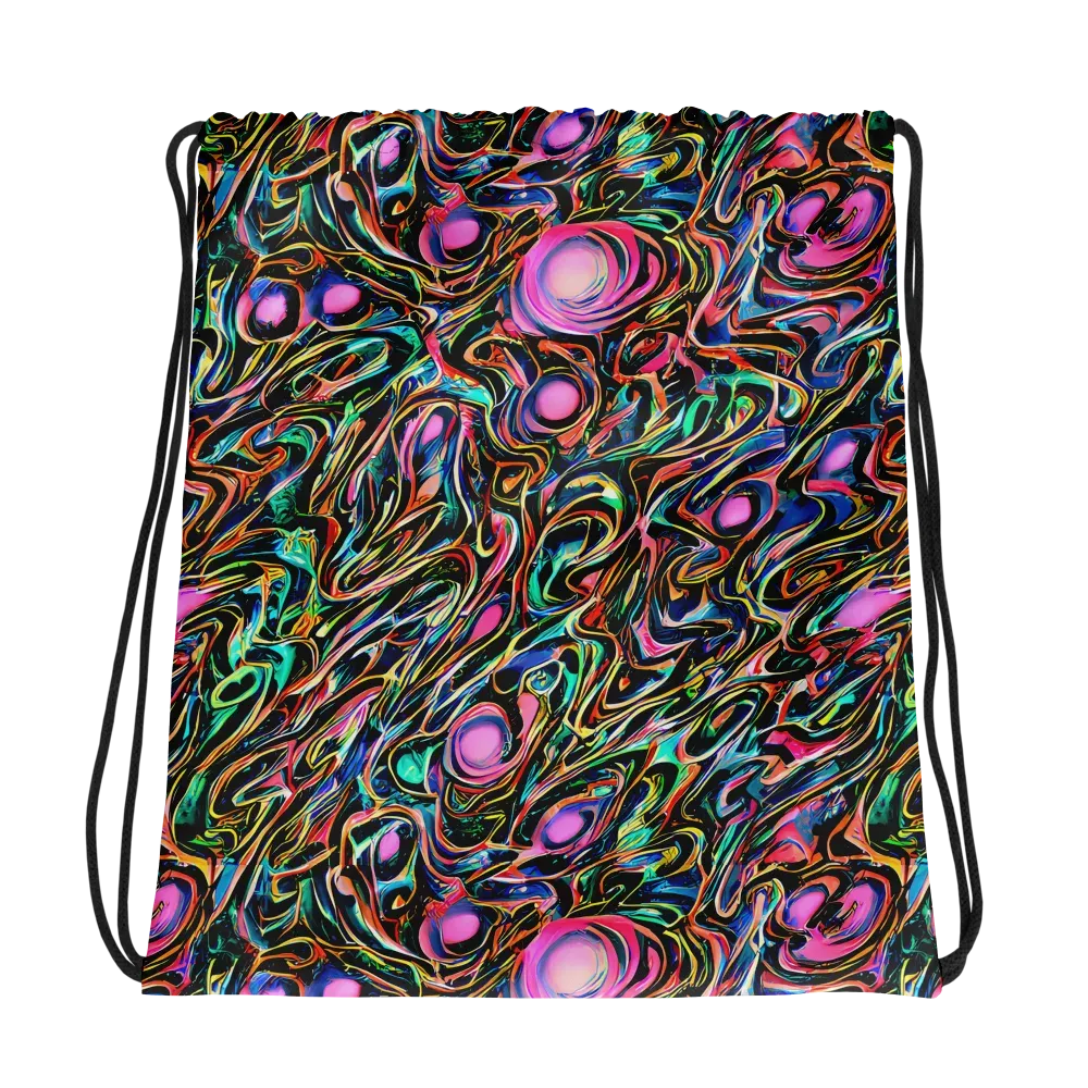 Molten Neon on Drawstring Bag — Photo