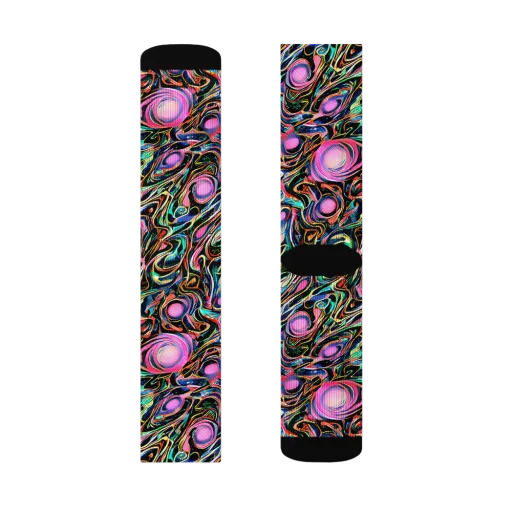 Molten Neon on a Socks