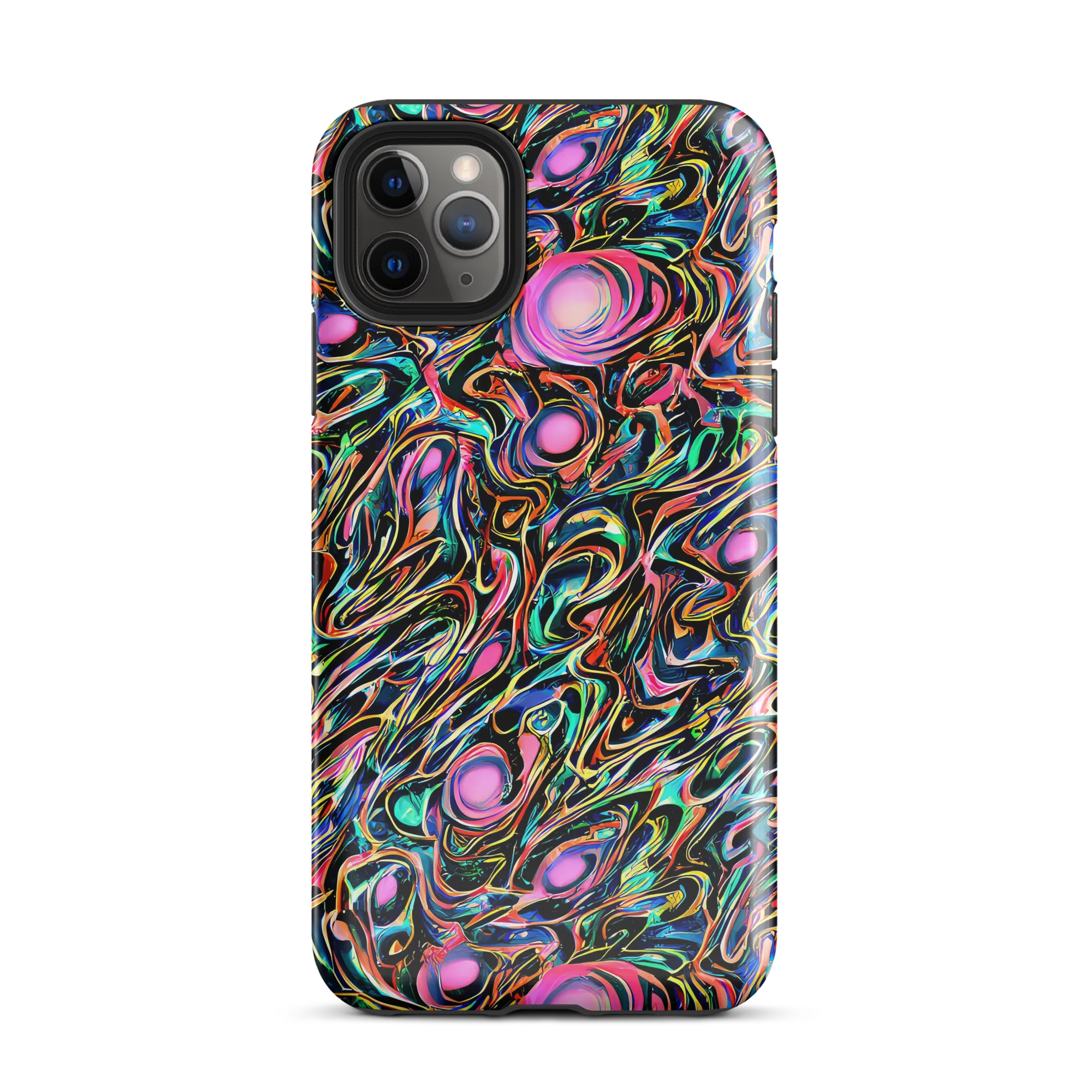 Molten Neon on Tough Case for iPhone® — Front