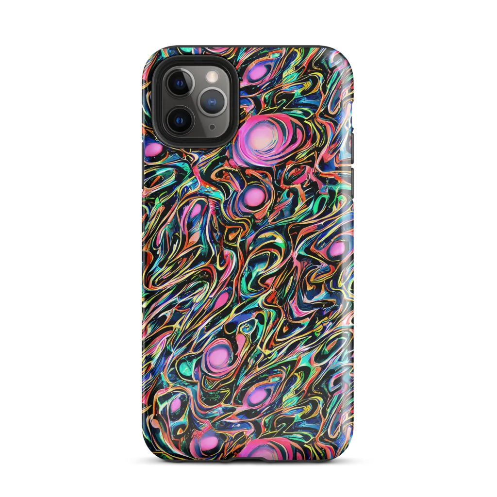 Molten Neon on Tough Case for iPhone® — Front