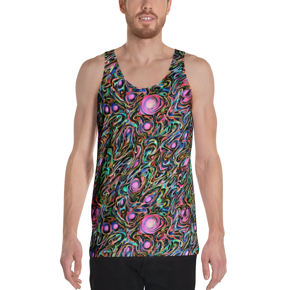Molten Neon on Men's Tank Top — Front