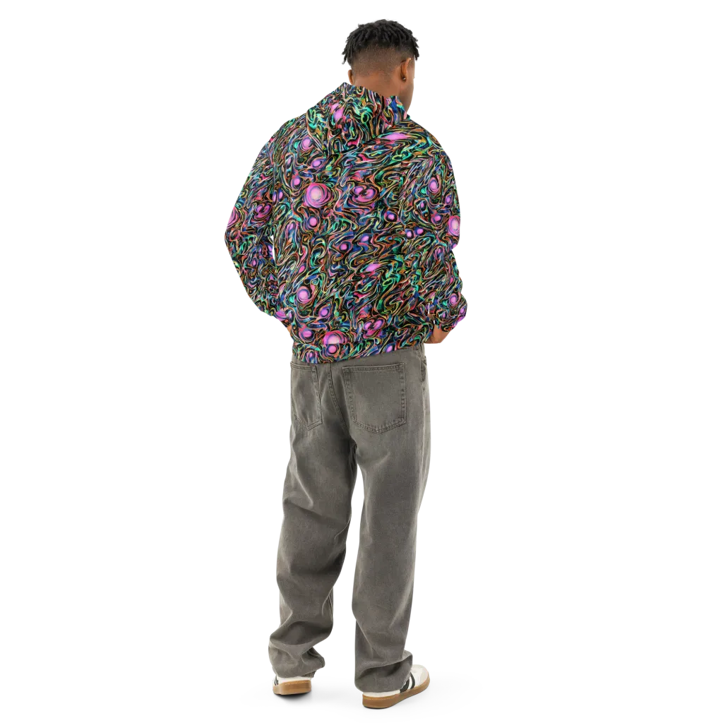 Molten Neon on Cotton Hoodie — Back