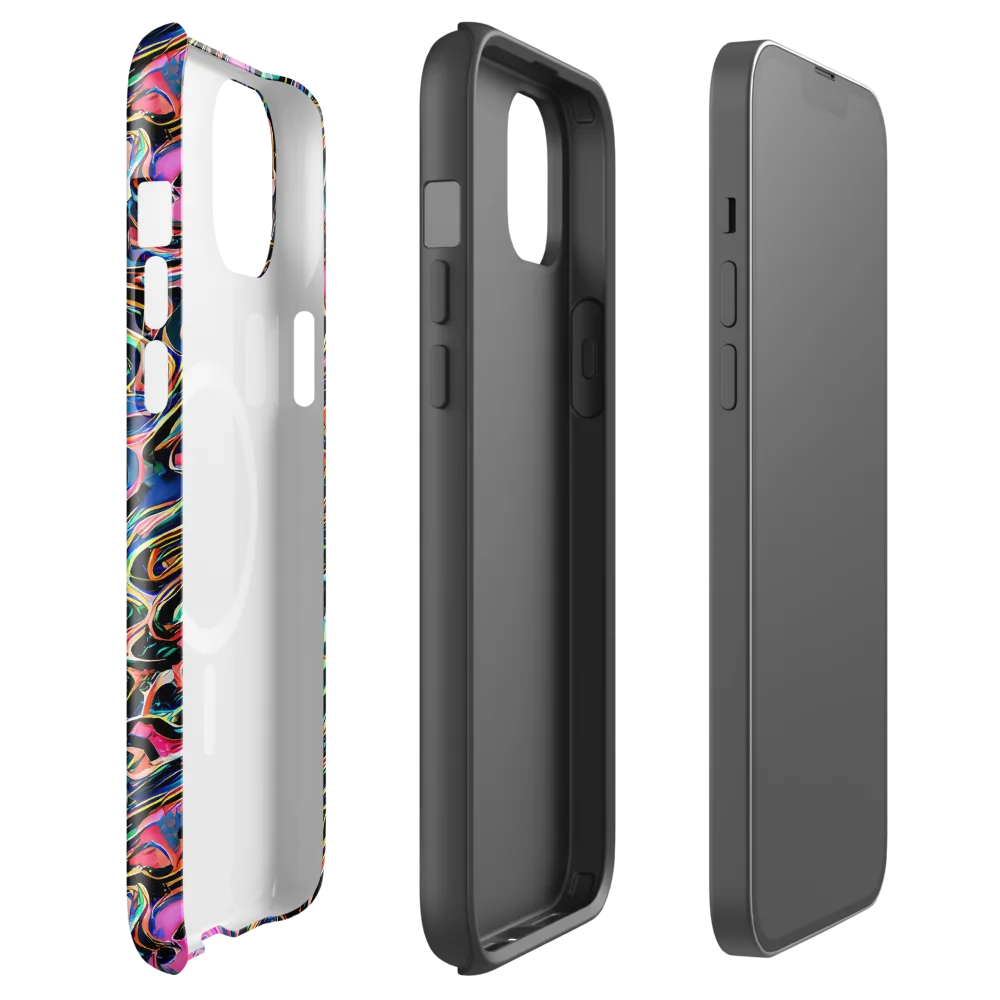 Molten Neon on MagSafe Tough Case for iPhone® — Front