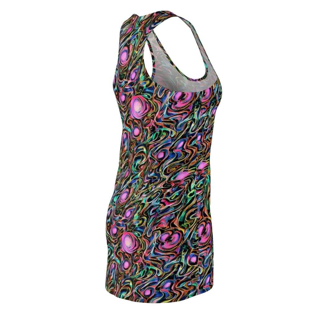 Molten Neon on Racerback Dress — Back Side