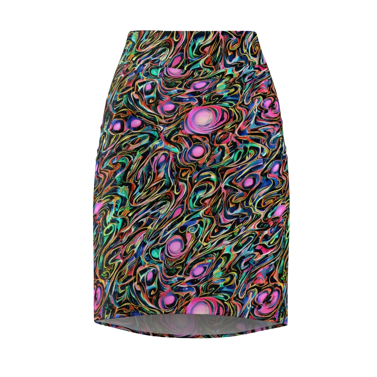 Molten Neon on Pencil Skirt — Front