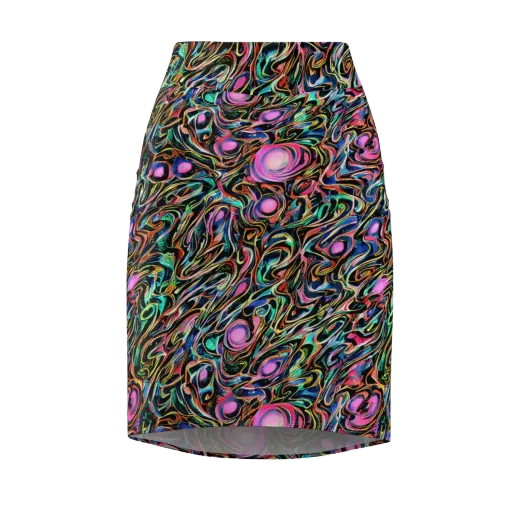 Molten Neon on a Pencil Skirt