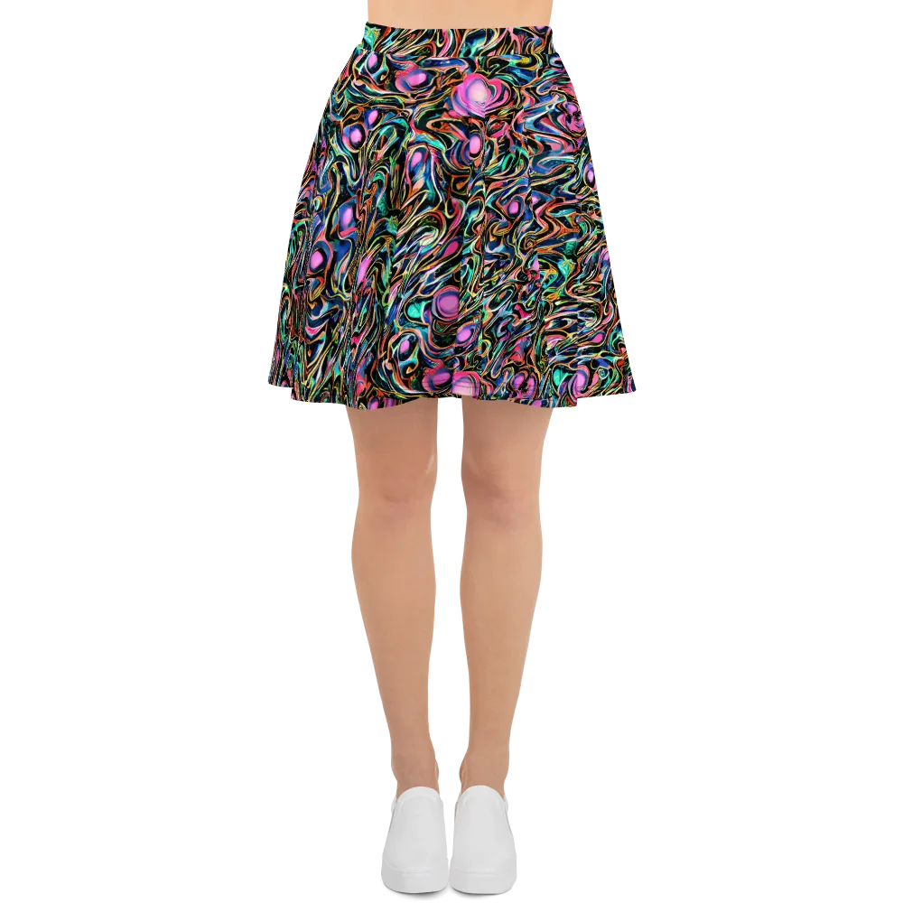 Molten Neon on Skater Skirt — Front