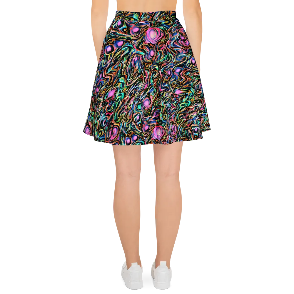 Molten Neon on Skater Skirt — Back