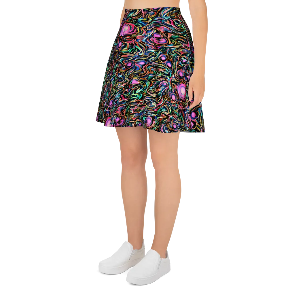 Molten Neon on Skater Skirt — Left
