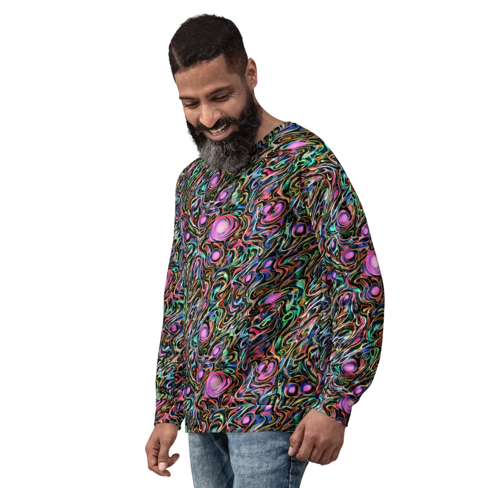 Molten Neon on Sweatshirt — Left Front