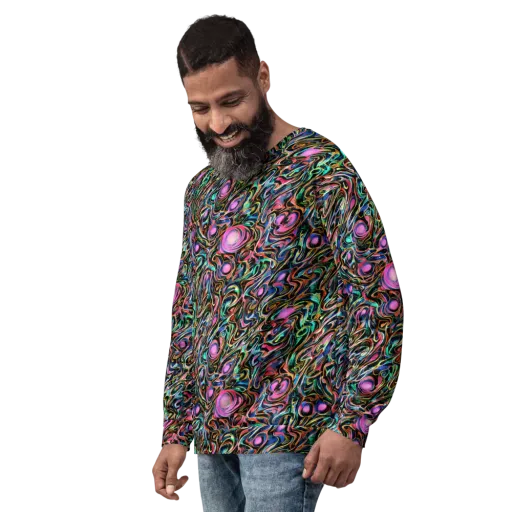 Molten Neon on a Sweatshirt