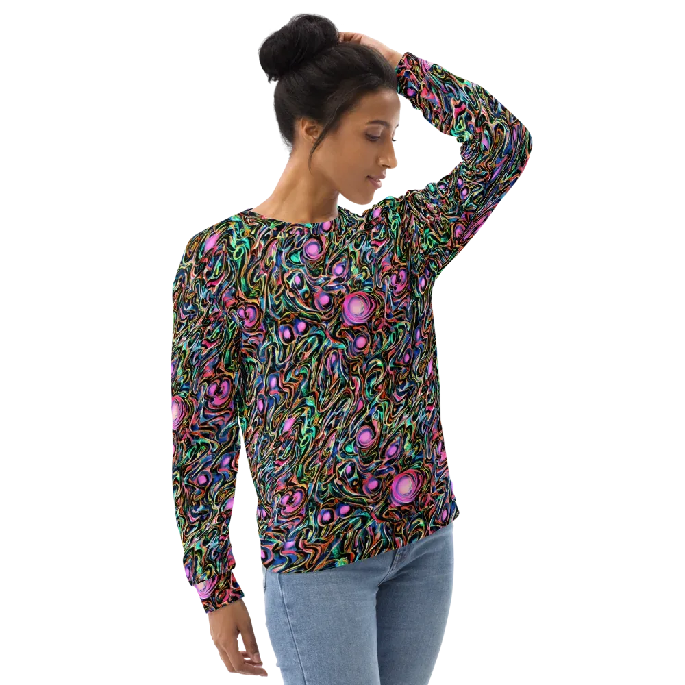 Molten Neon on Sweatshirt — Right Front