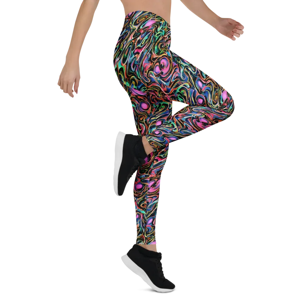 Molten Neon on Leggings — Right