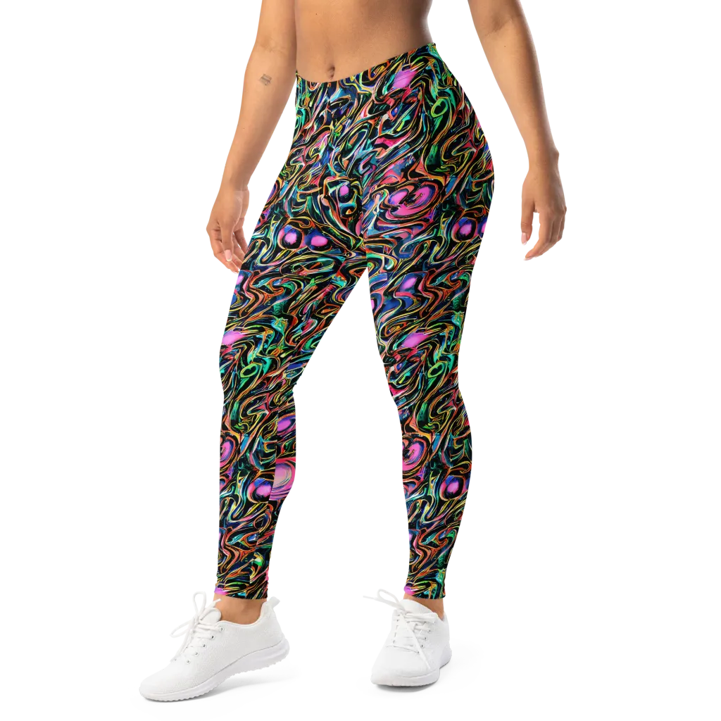 Molten Neon on Leggings — Left Front