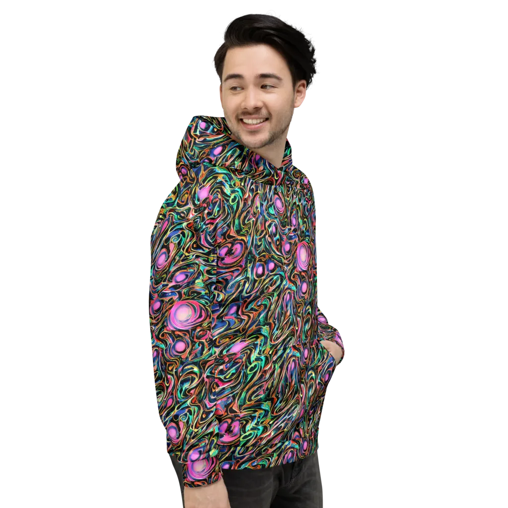 Molten Neon on Hoodie — Right