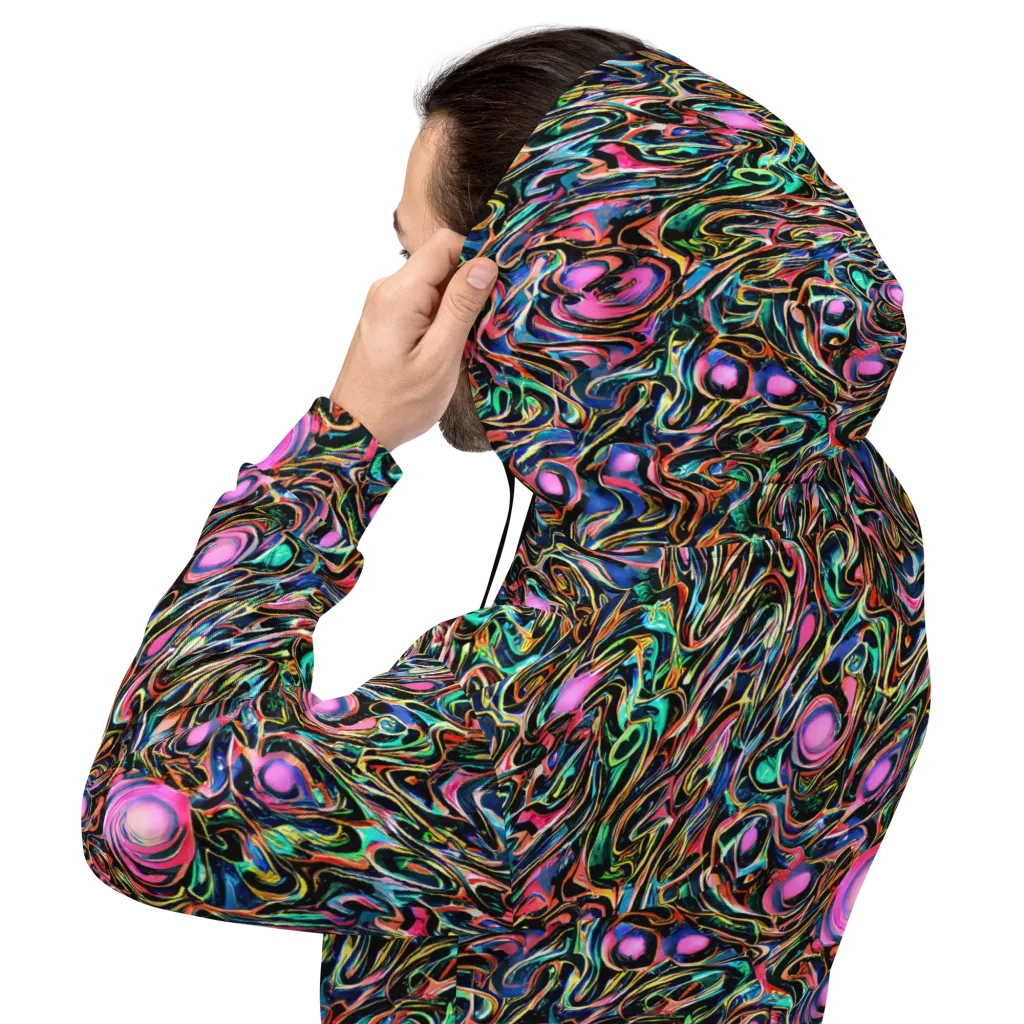 Molten Neon on Hoodie — Back