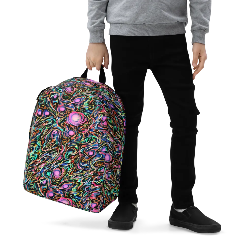 Molten Neon on Minimalist Backpack — Zoomed-in