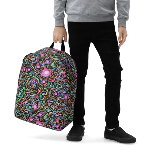Molten Neon on a Minimalist Backpack