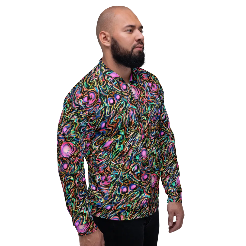Molten Neon on Bomber Jacket — Right