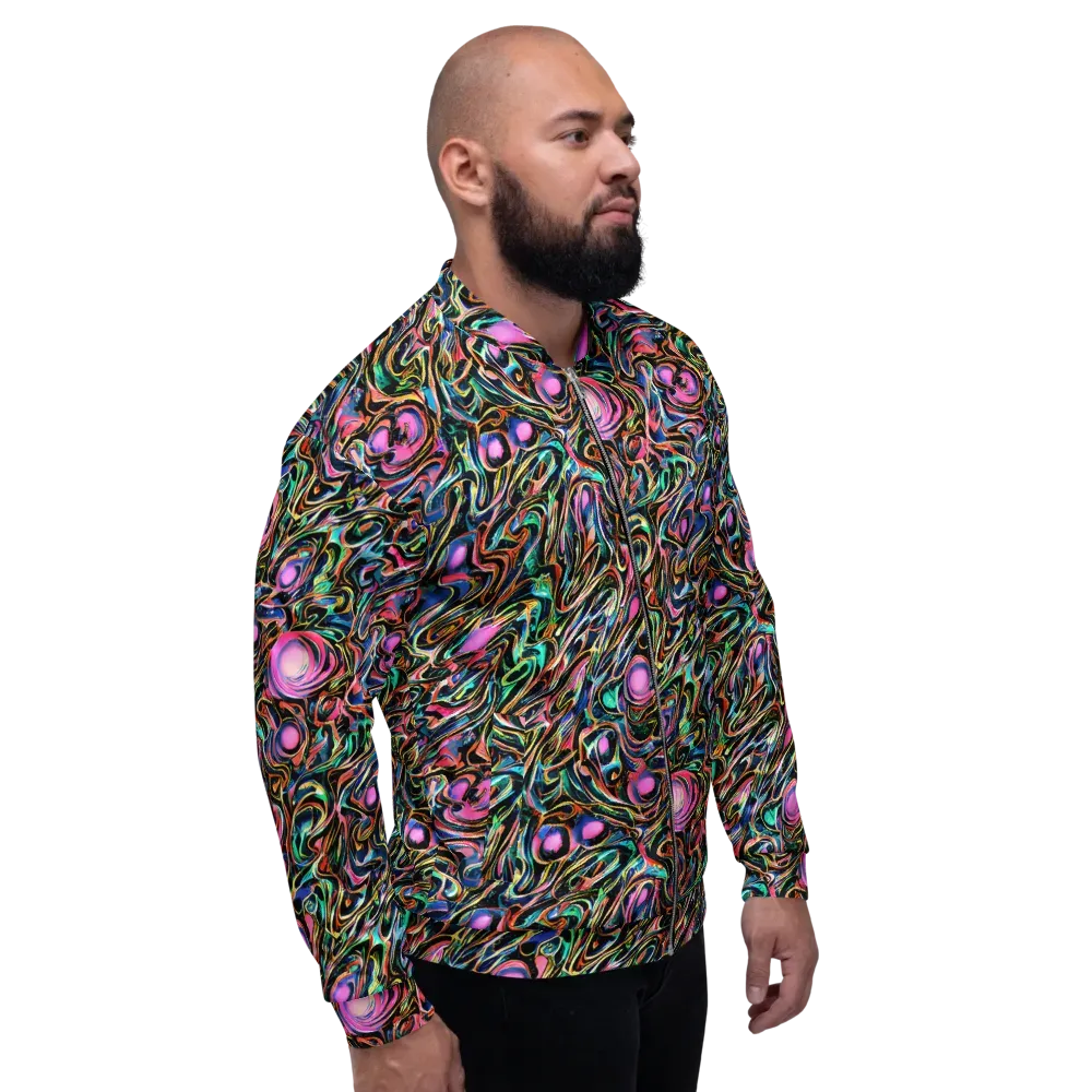 Molten Neon on Bomber Jacket — Right