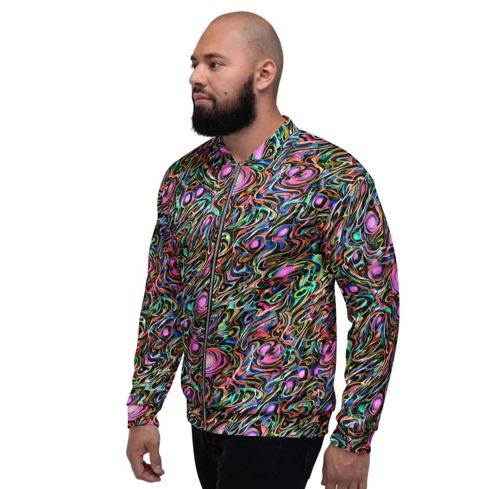 Molten Neon on Bomber Jacket — Left
