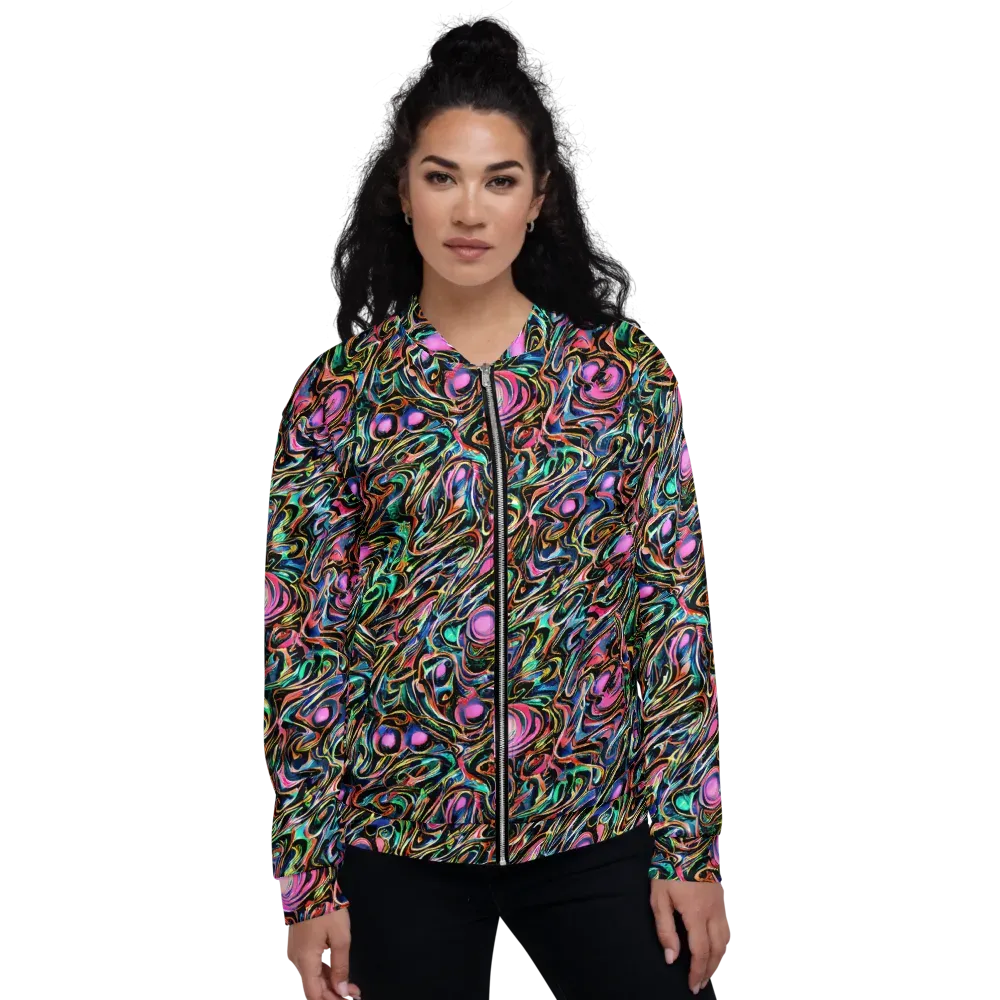 Molten Neon on Bomber Jacket — Front
