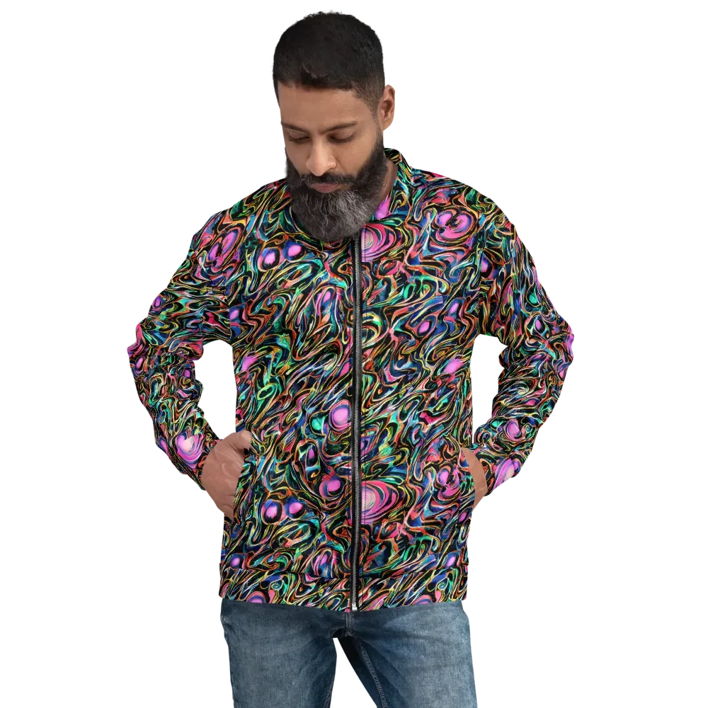 Molten Neon on Bomber Jacket — Front