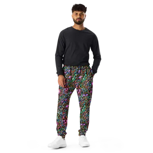 Molten Neon on a Men's Joggers