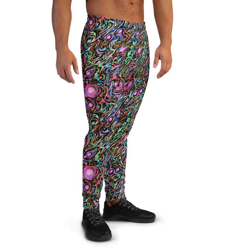 Molten Neon on Men's Joggers — Right