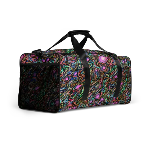 Molten Neon on a Duffle Bag