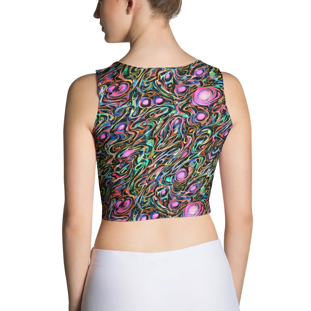Molten Neon on Crop Top — Back