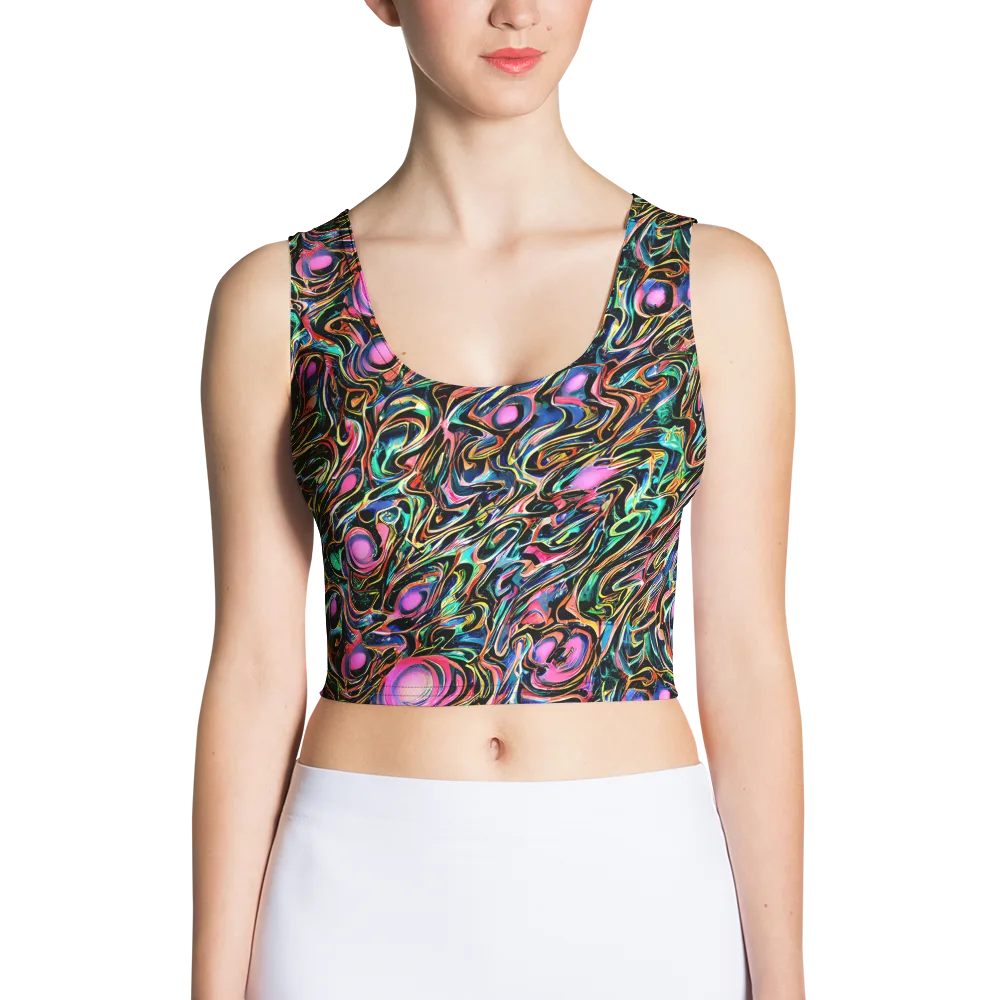 Molten Neon on Crop Top — Front