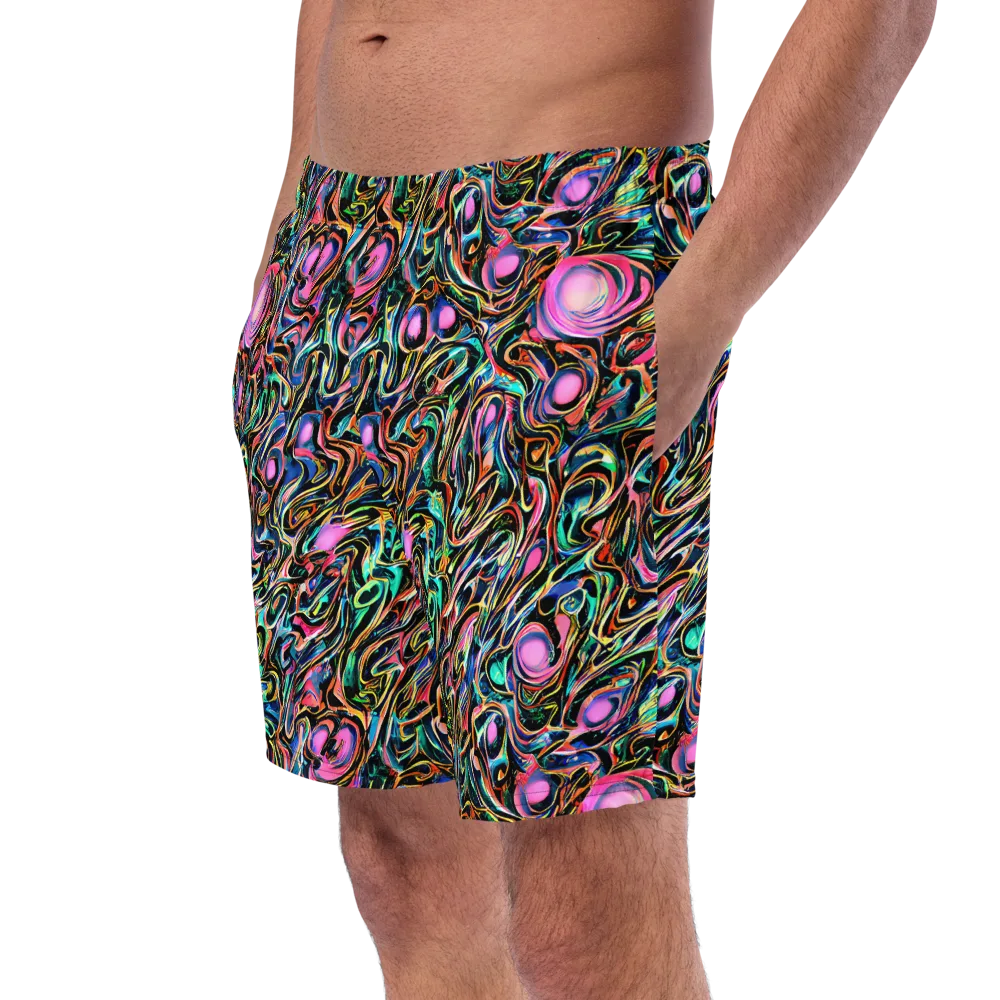 Molten Neon on Swim Trunks — Left Front