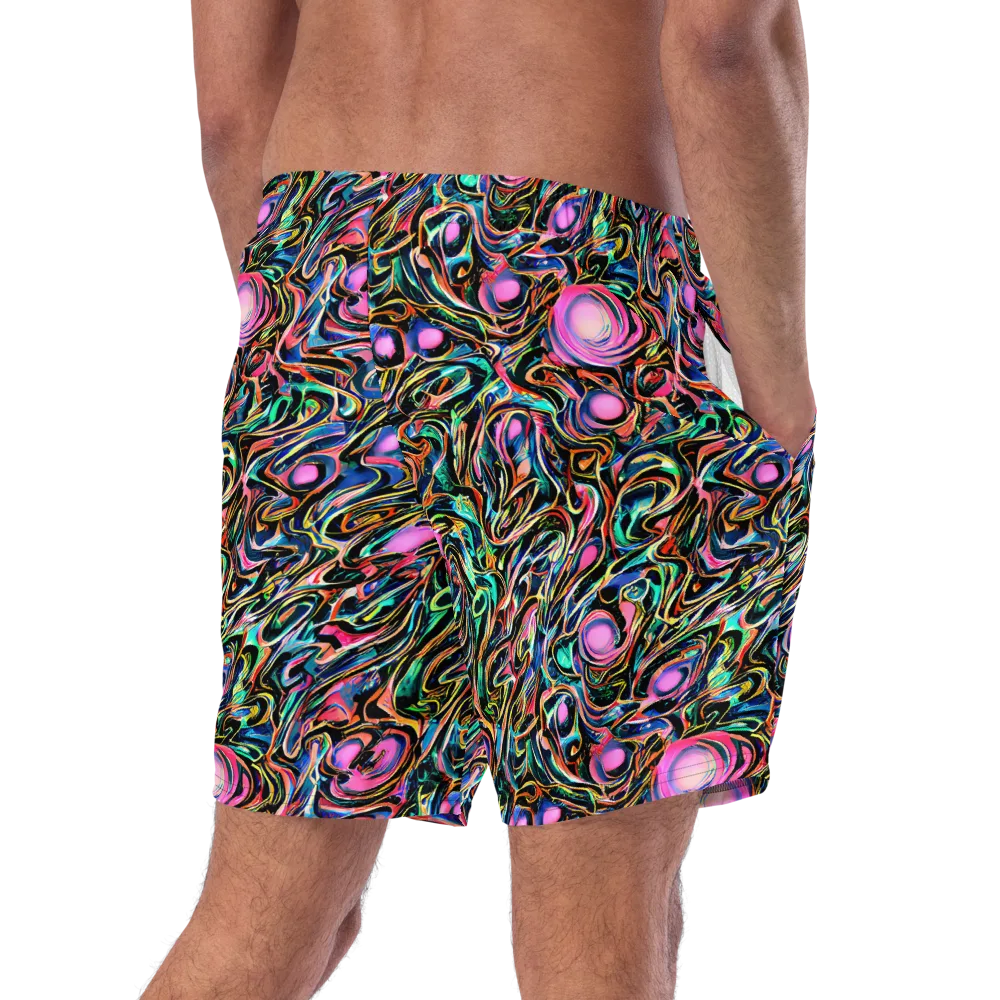 Molten Neon on Swim Trunks — Right Back
