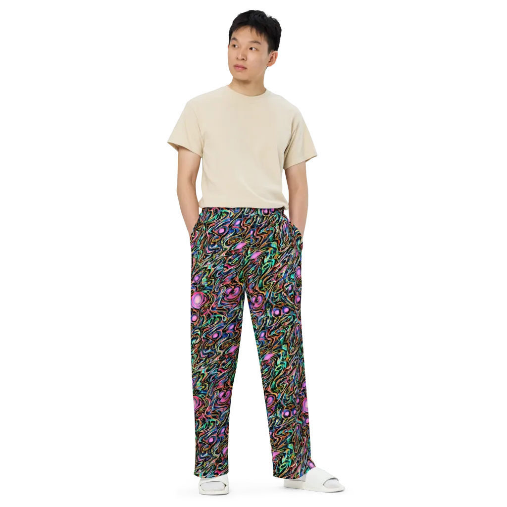 Molten Neon on Wide-Leg Pants — Front