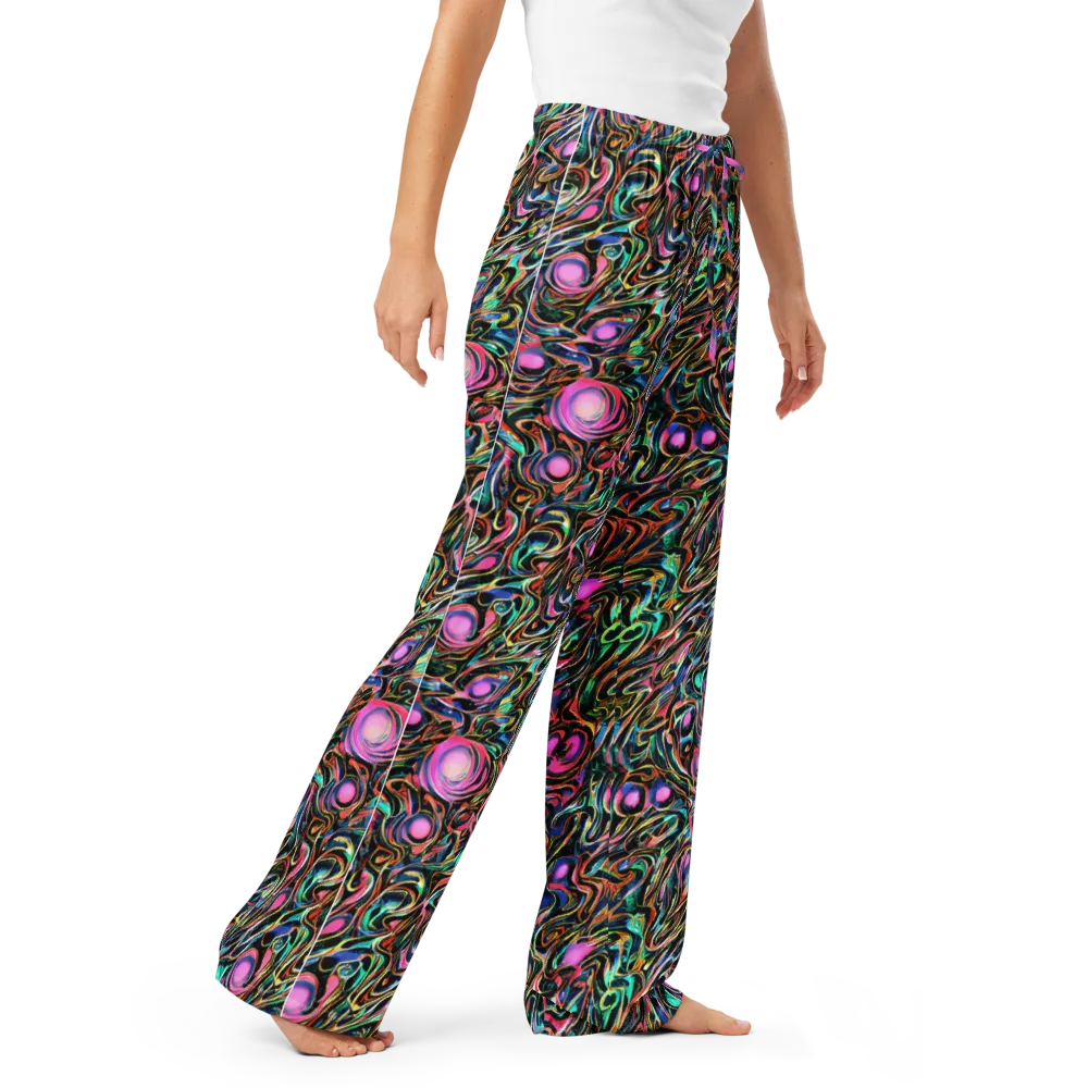 Molten Neon on Women's Pajama Pants — Right Front