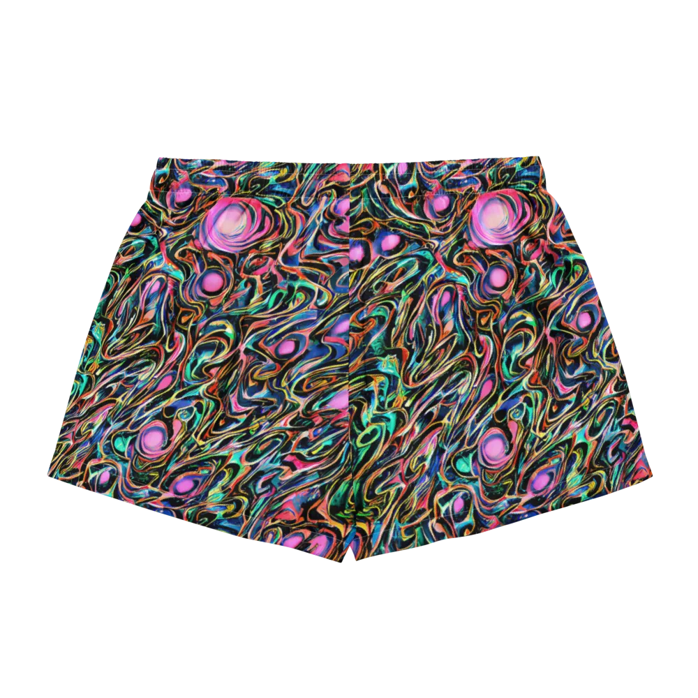 Molten Neon on Women's Pajama Shorts — Back
