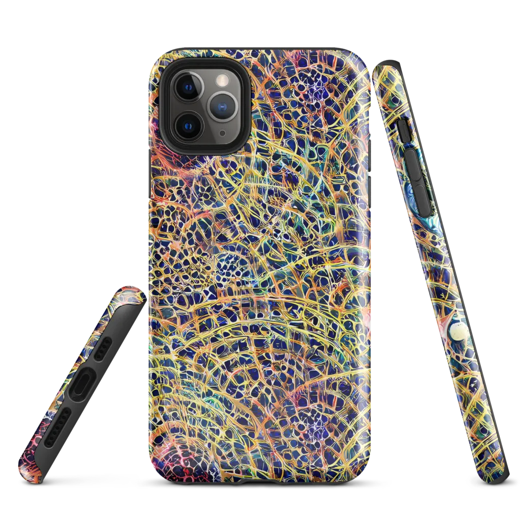Kaleidoscopic Circuit on Tough Case for iPhone® — Front