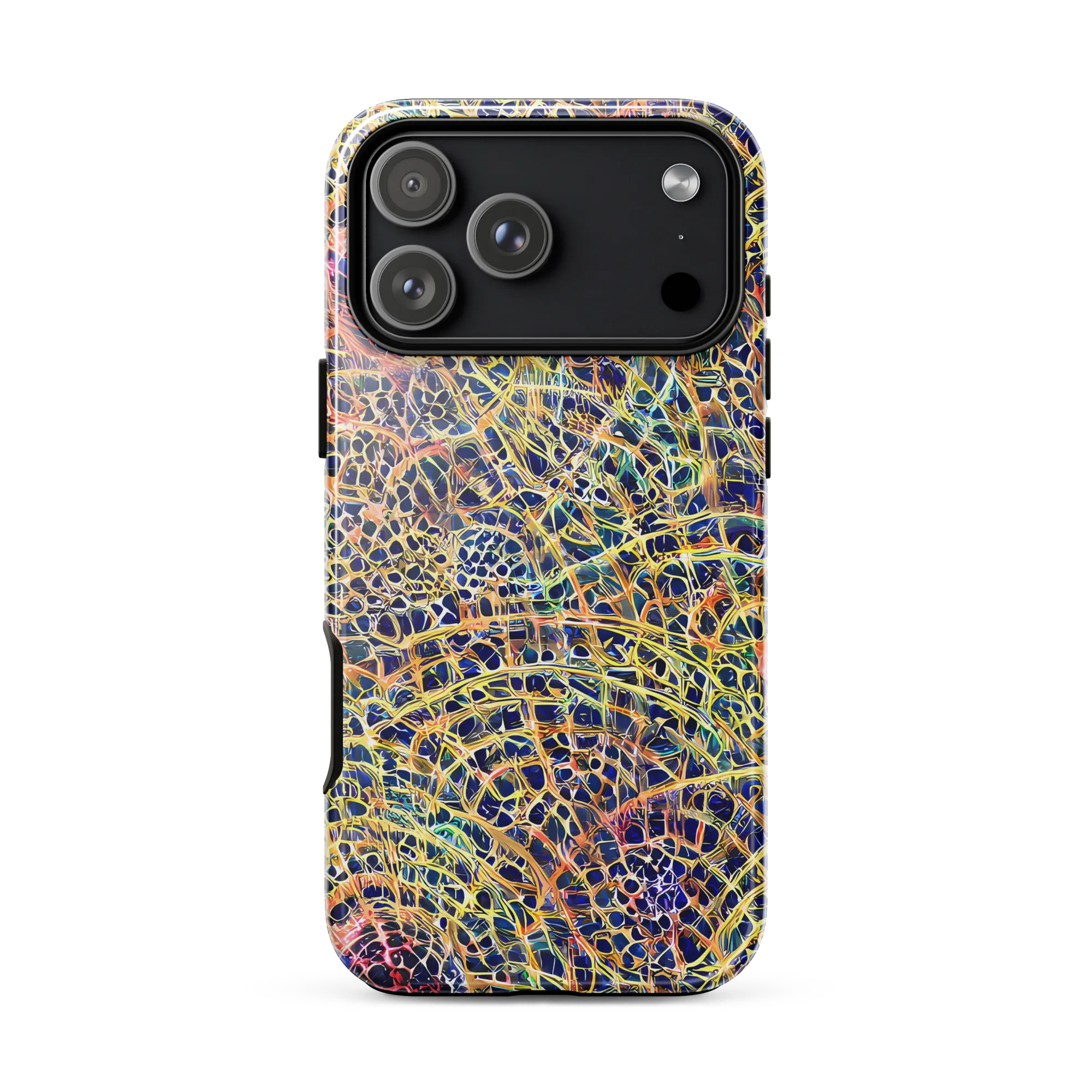 Kaleidoscopic Circuit on Tough Case for iPhone® — Front
