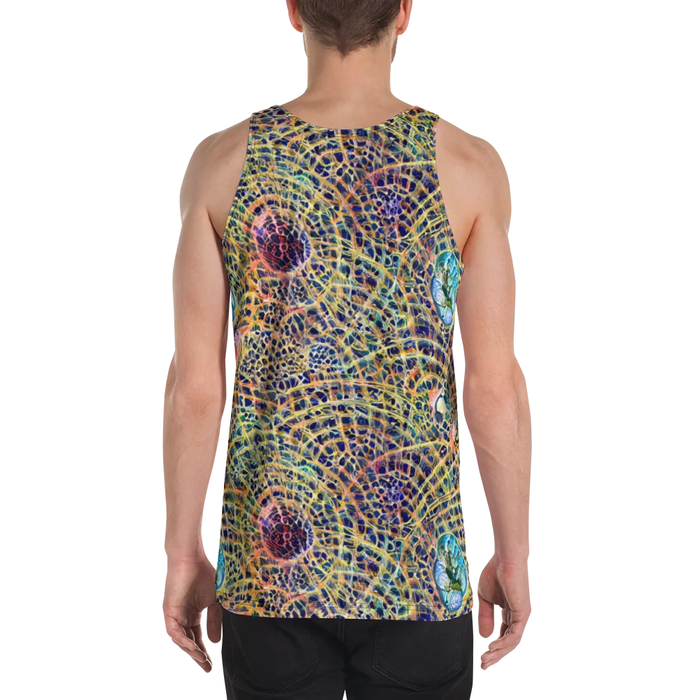 Kaleidoscopic Circuit on Men's Tank Top — Back