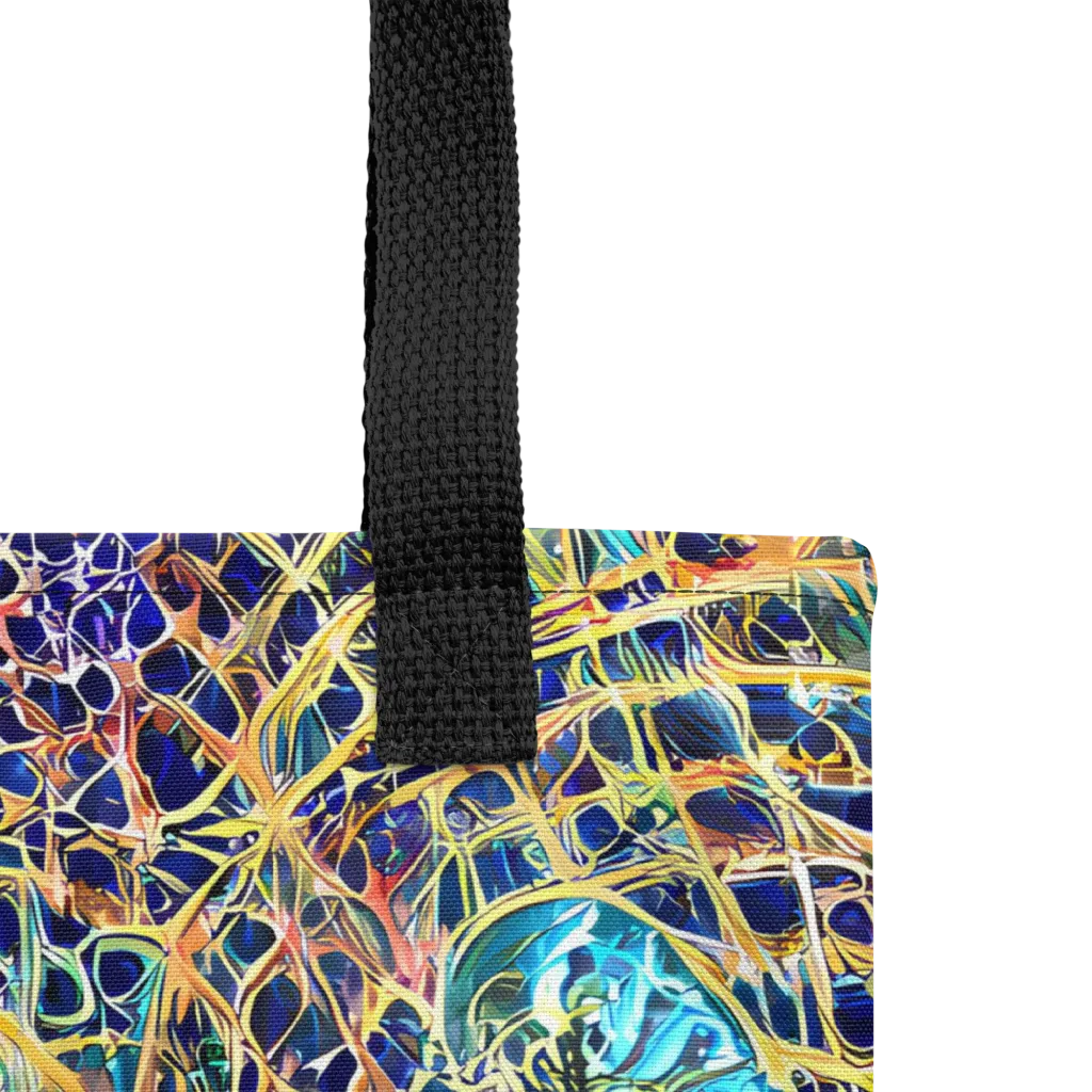 Kaleidoscopic Circuit on Tote Bag — Product details
