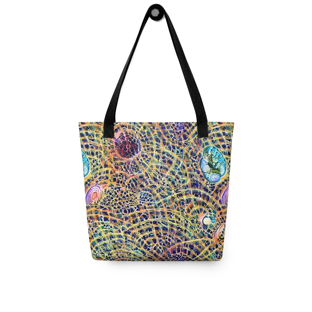 Kaleidoscopic Circuit on Tote Bag — Front