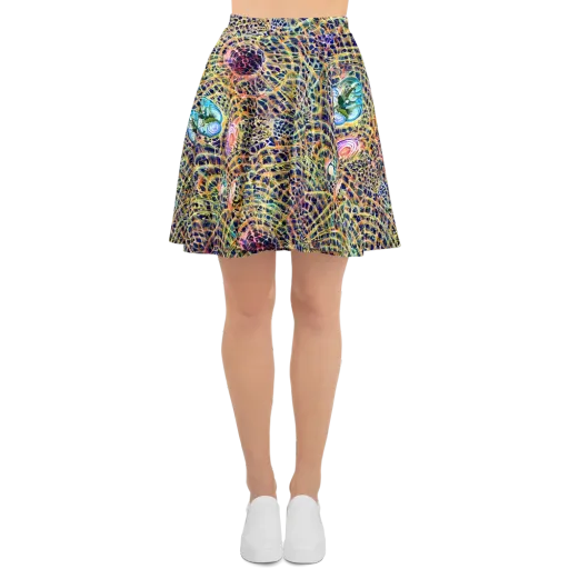 Kaleidoscopic Circuit on a Skater Skirt