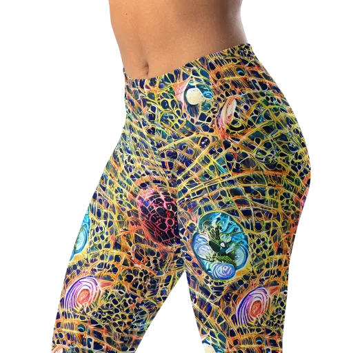 Kaleidoscopic Circuit on a Leggings
