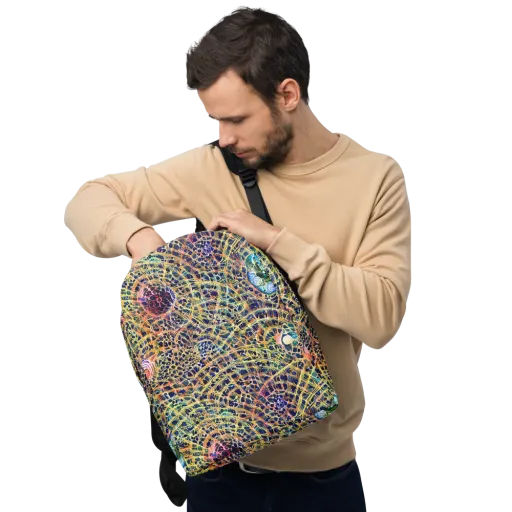 Kaleidoscopic Circuit on a Minimalist Backpack