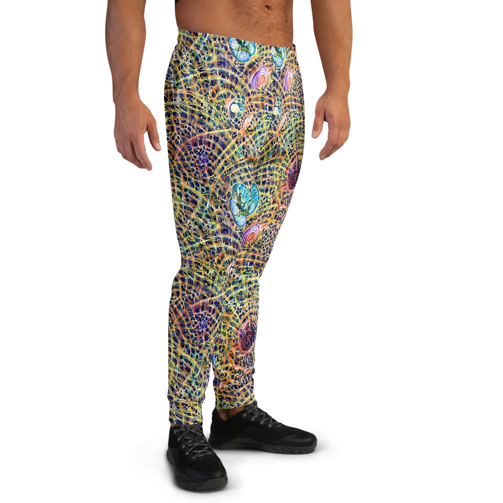 Kaleidoscopic Circuit on Men's Joggers — Right