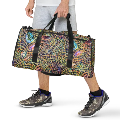 Kaleidoscopic Circuit on a Duffle Bag